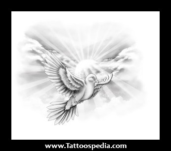 346x307 Dove Tattoo Designs For Men - Dove Tattoo Drawing