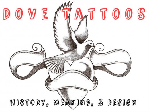 520x390 Dove Tattoos Designs, Ideas, Meanings, And Pictures Tatring - Dove Tattoo Drawing