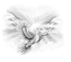 300x261 dove tattoo design tattoos dove tattoos, dove tattoo design - Dove Tattoo Drawing