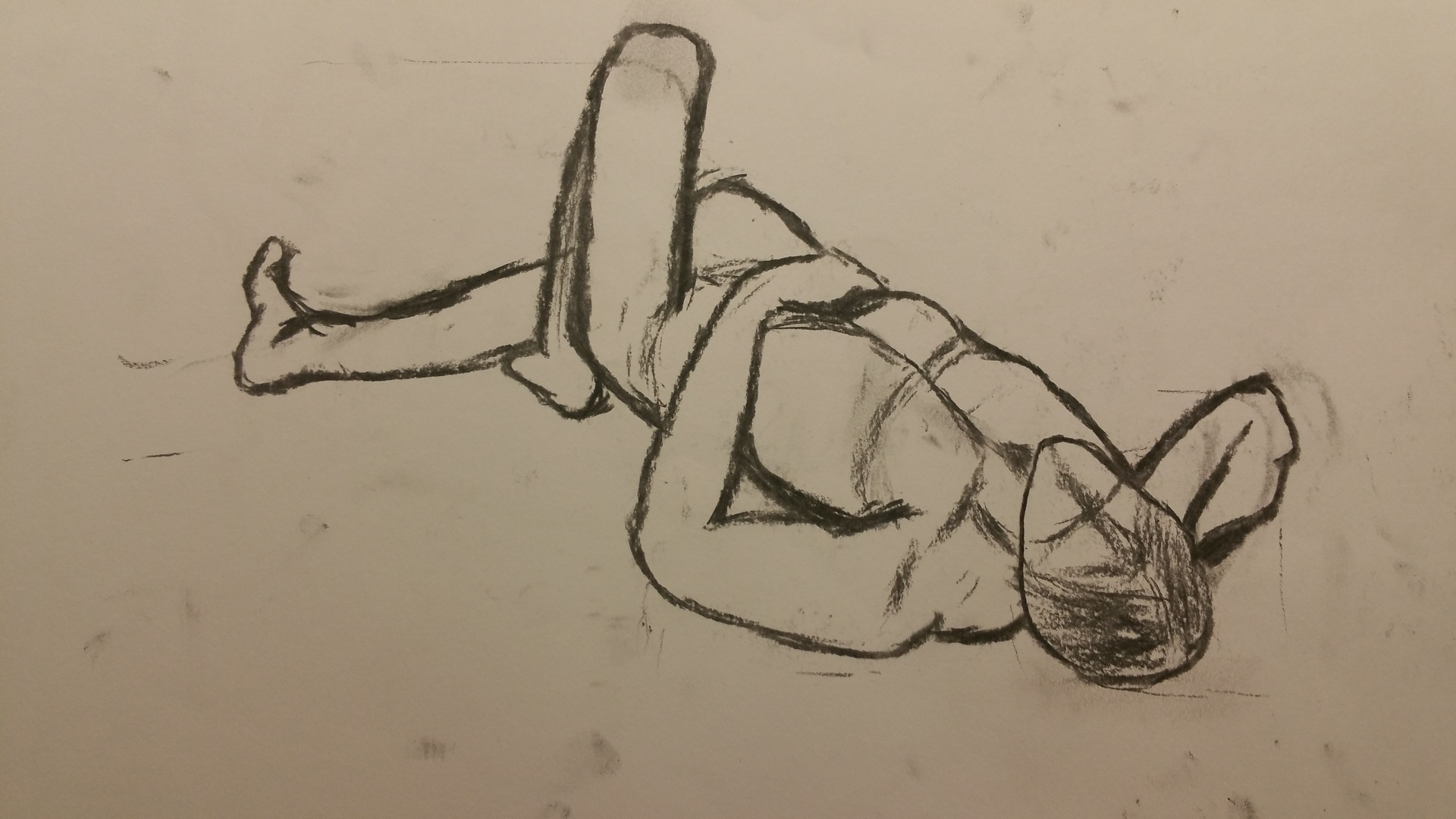 1920x1080 Classwork Fullbody Lying Down Drawing Shiyong - Down Drawing