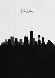214x300 downtown drawings fine art america - Downtown Dallas Drawing