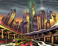 236x187 Best Ap Drawing Images Drawings, Paintings, Draw - Downtown Dallas Drawing