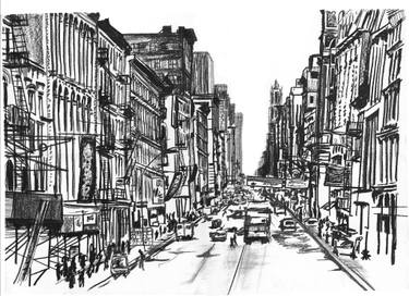 375x272 downtown broadway drawing - Downtown Drawing