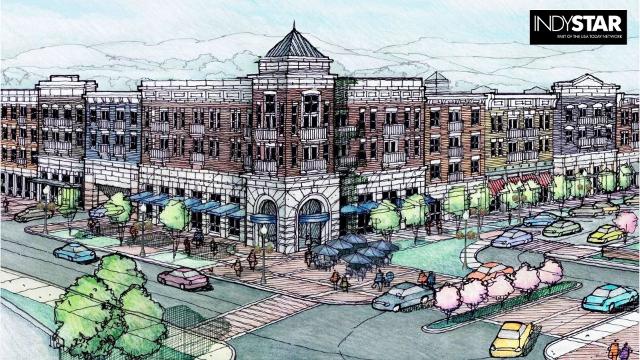 640x360 drawing up brownsburg's new 'downtown' - Downtown Drawing
