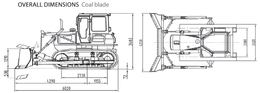 1000x359 Shantui Brand Mini Dozer For Sale Small Dozer - Dozer Drawing