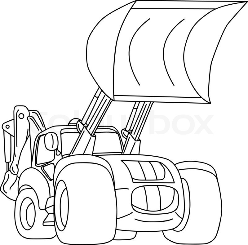 800x790 Vector - Dozer Drawing