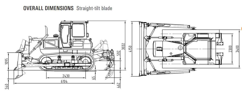 1000x403 Crawler Bulldozer For Sale Dozer Prices - Dozer Drawing