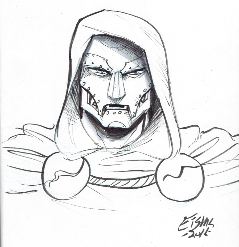 773x800 Dr Doom - Dr Doom Drawing