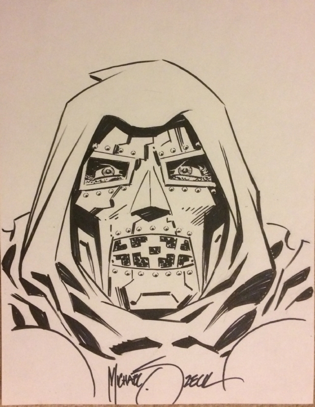 619x800 Dr Doom - Dr Doom Drawing