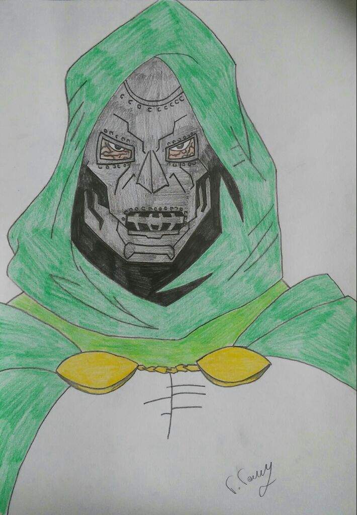 710x1024 Doctor Doom Drawing Comics Amino - Dr Doom Drawing