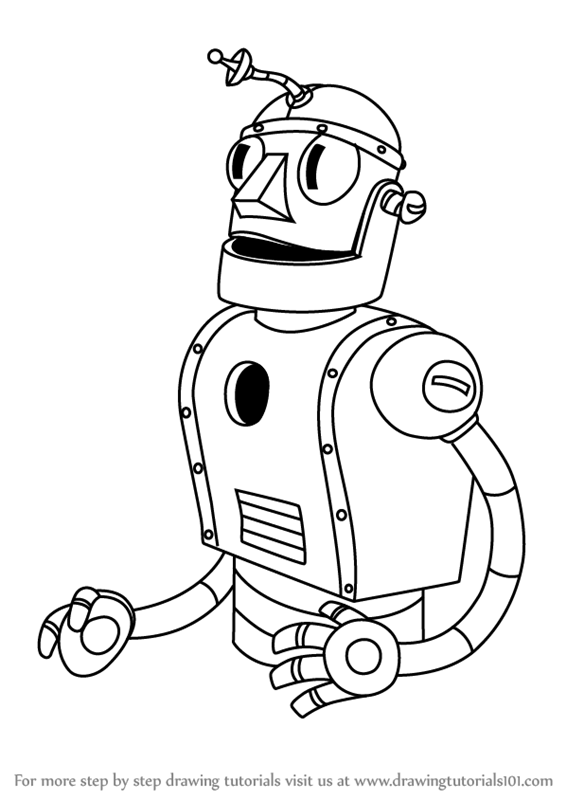 566x800 Learn How To Draw Dr Kahl's Robot From Cuphead - Dr Drawing