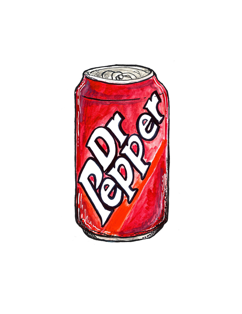 Dr Pepper Drawing at PaintingValley.com | Explore collection of Dr ...