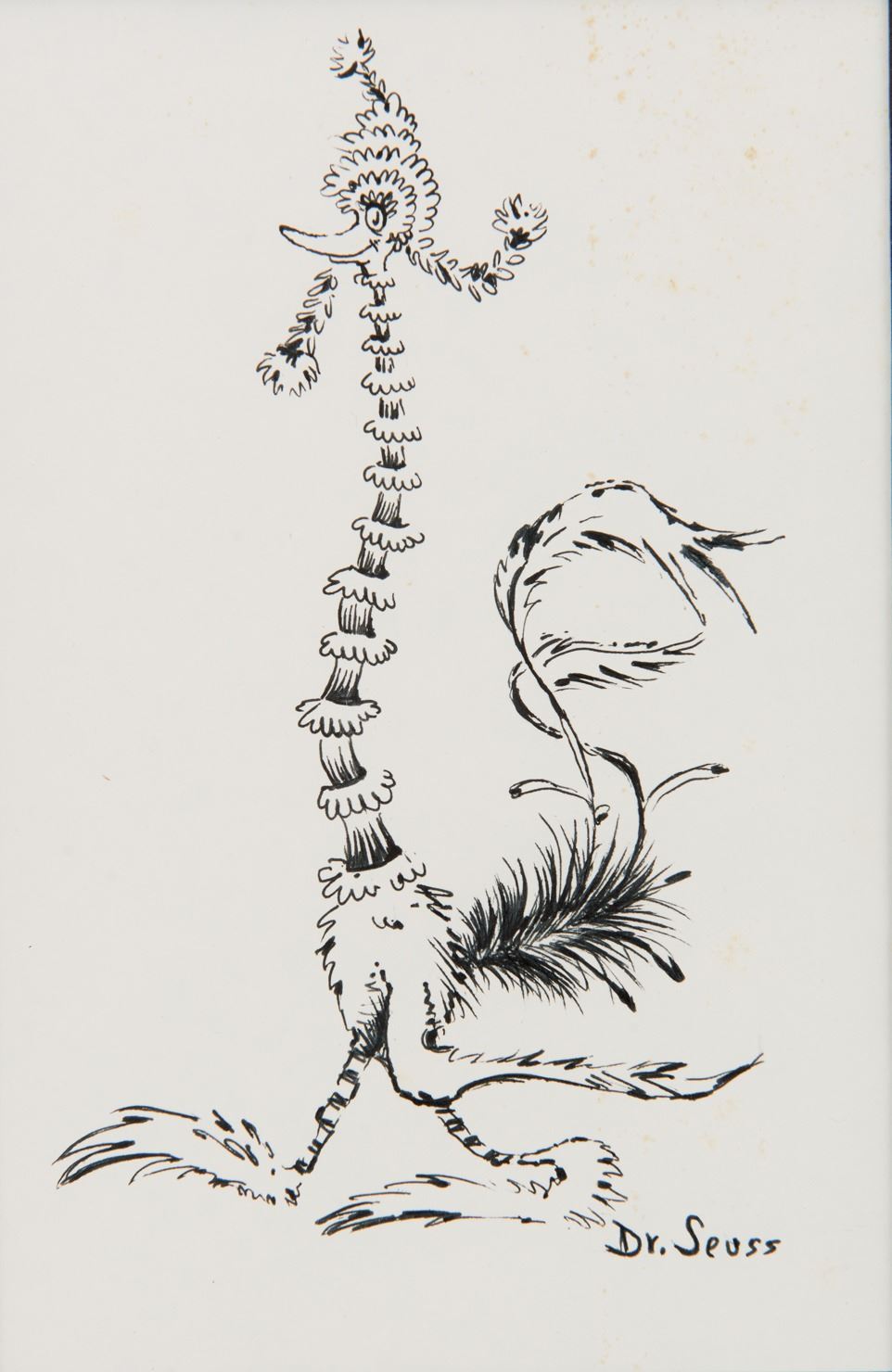 962x1480 dr seuss drawing of a funny animal with a long neck - Dr Seuss Drawings