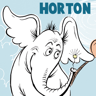 406x406 how to draw horton hears a who from dr seuss' book in easy steps - Dr Seuss Drawings