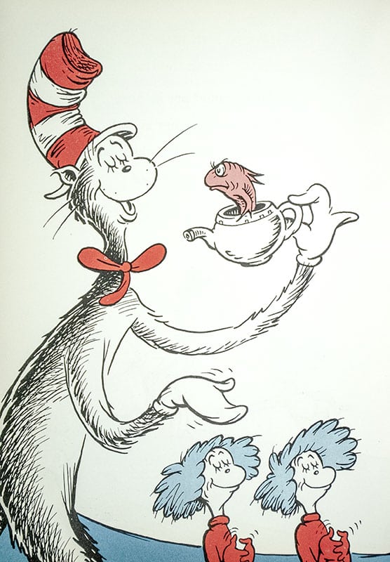 556x800 cat in the hat dr seuss first edition signed - Dr Seuss Drawings