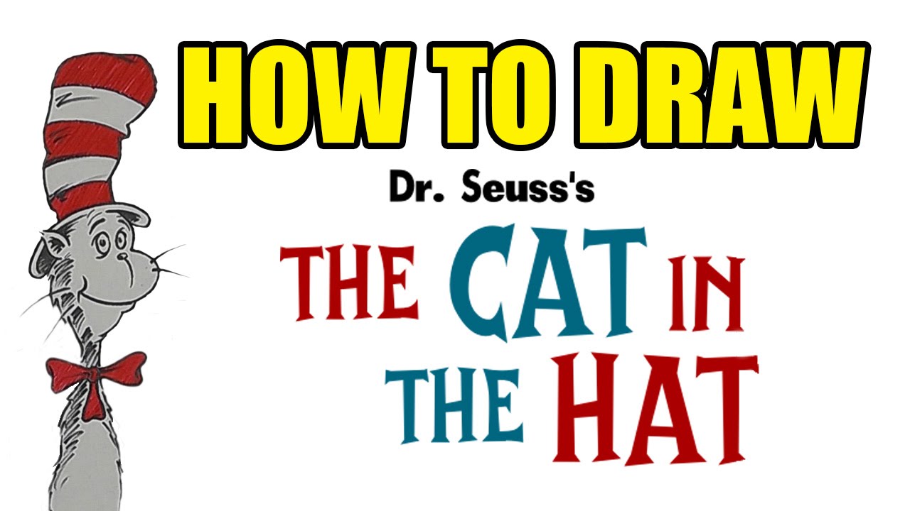 1280x720 how to draw dr seuss cat in the hat - Dr Seuss Hat Drawing
