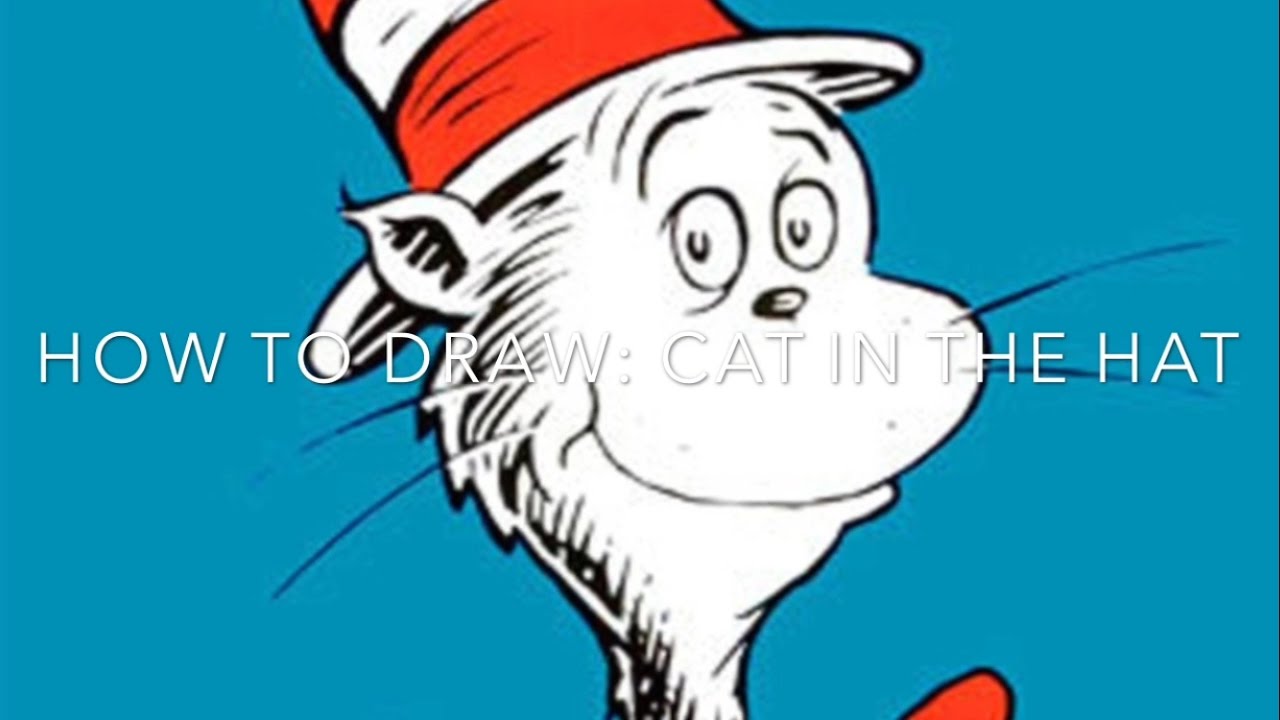 1280x720 How To Draw Cat In The Hat - Dr Suess Drawings