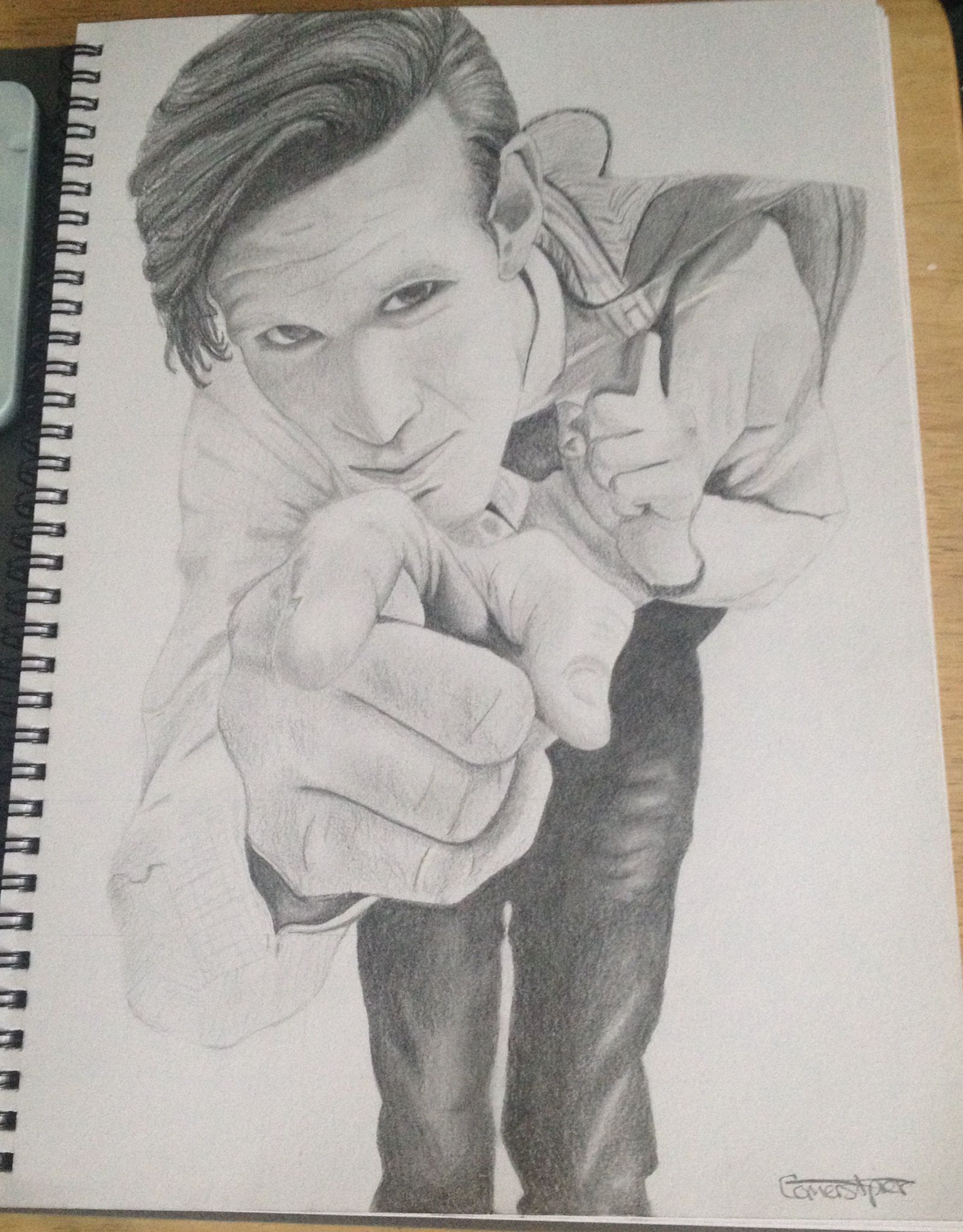 1599x2045 Matt Smith Doctor Who Drawing Geek Doctor Who - Dr Who Drawings