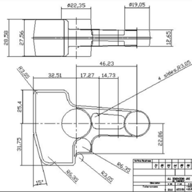 280x280 Mechanical Drafting Services Cad Crowd - Drafting Drawing