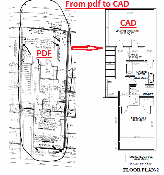 561x598 Convert Hand Drawings To Autocad, Pdf To Cad, Drafting,detailing - Drafting Drawing