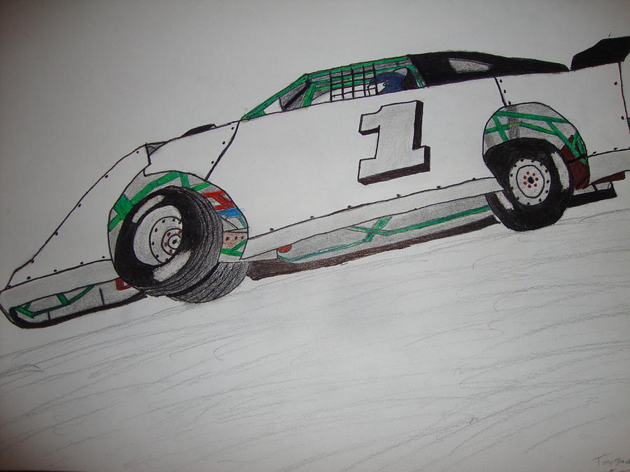 900x675 race car drawing - Drag Car Drawings.