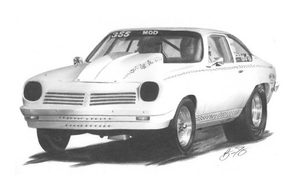 600x381 car drawing - Drag Car Drawings