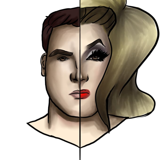 680x680 draw you as a drag queen or king - Drag Drawing