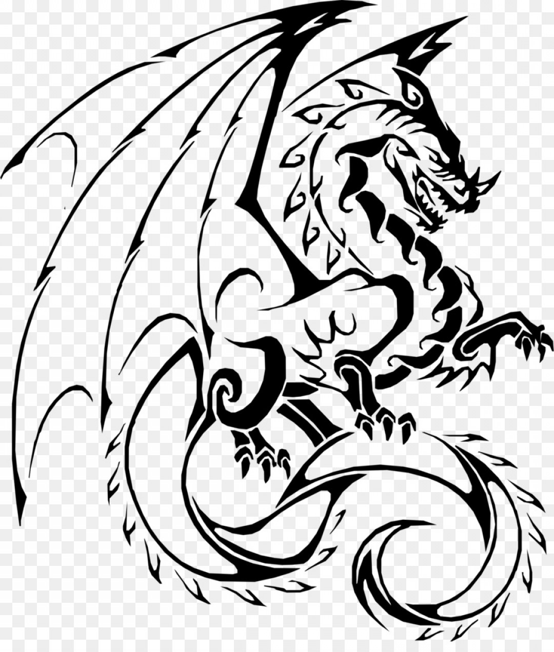 1080x1272 png drawing chinese dragon japanese dragon tribal drag soidergi - Drag Drawing