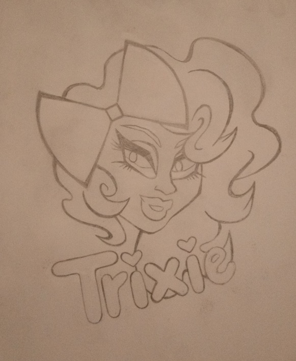 581x709 Trixie Mattel Prismacolor Drawing Keystone Artist Archive - Drag Drawing
