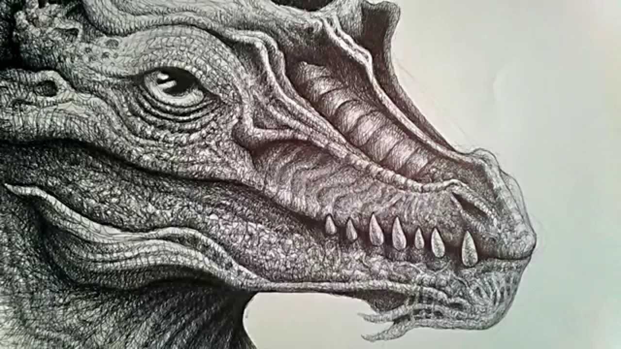 1280x720 Drawing A Dragon - Dragon Art Drawing