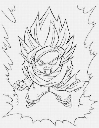 398x512 Dragon Ball Gt Pictures To Print Free Coloring Pages On Art - Dragon Ball Gt Drawings