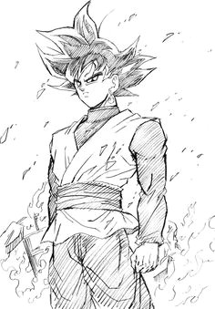 236x339 Drawing Easy Goku Best Goku Drawing Images Drawings Dragon Ball - Dragon Ball Gt Drawings