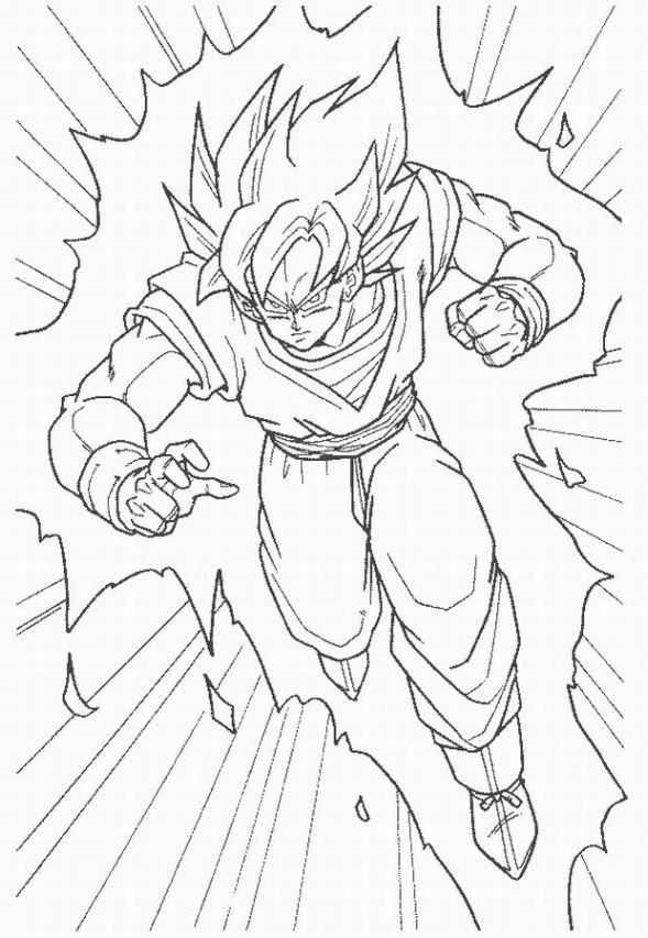 589x853 dragon ball z goku i love to draw dragon ball, goku drawing - Dragon Ball Super Drawing