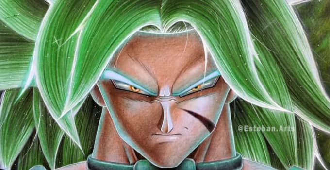 680x350 draw your realistic dragon ball super broly - Dragon Ball Super Drawing