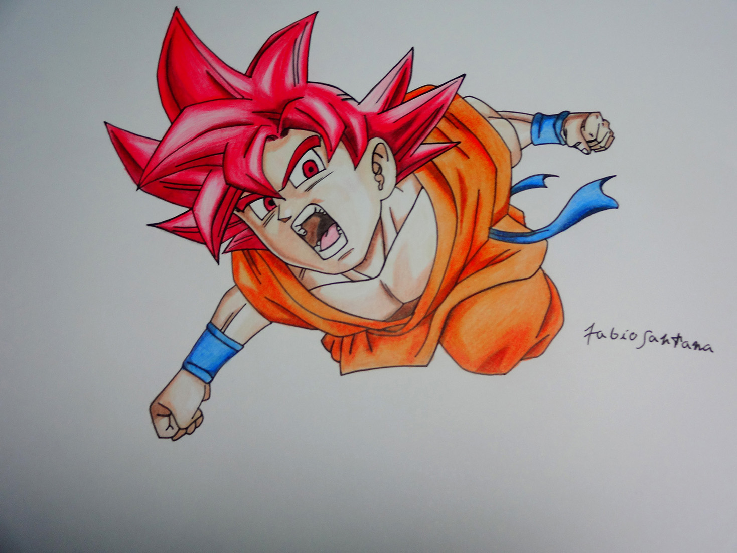 1469x1102 Goku Ssg - Dragon Ball Super Drawing