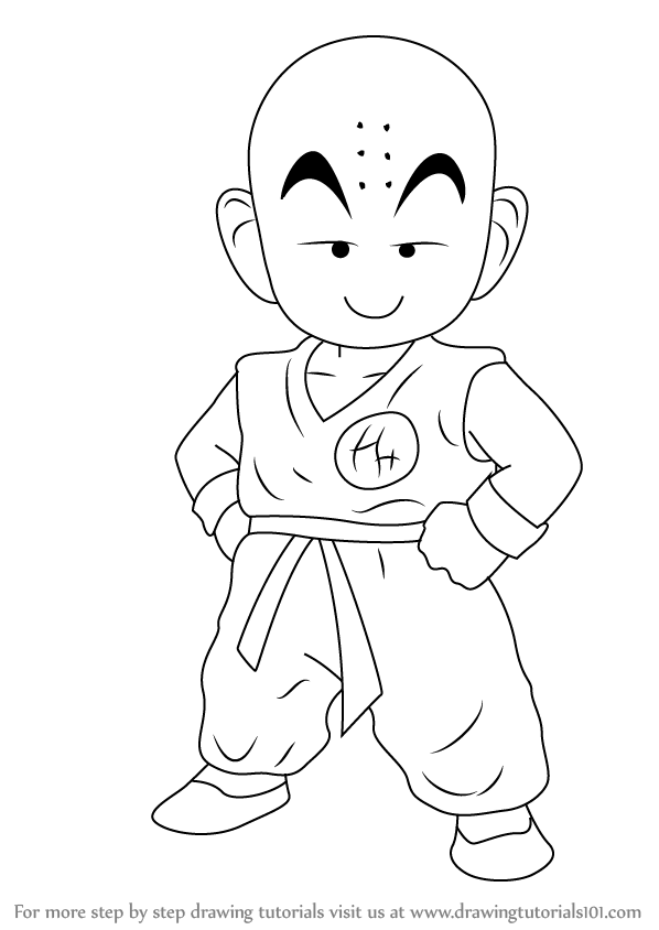 598x844 How To Draw Dragon Ball Z Character - Dragon Ball Super Drawing