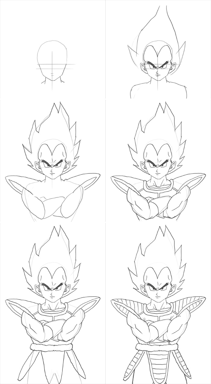 700x1271 How To Draw Dragon Ball Z - Dragon Ball Super Drawing