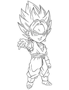 Dragon Ball Z Cartoon Drawing at PaintingValley.com | Explore ...