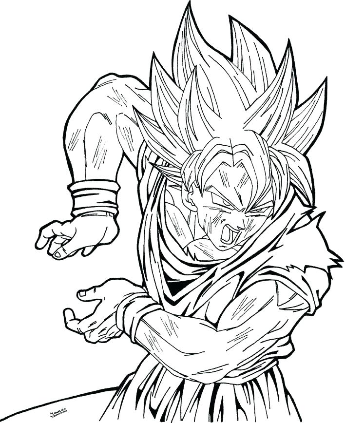 708x868 dragon ball z coloring book color pages how to draw game dragon - Dragon Ball Z Drawing Games