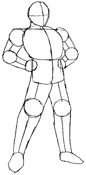 350x710 how to draw son goku from dragon ball z step - Dragon Ball Z Drawing Games