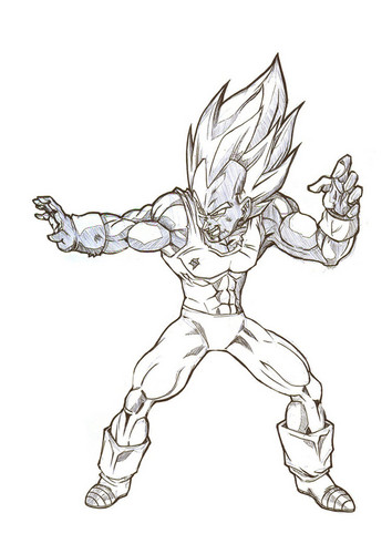 354x500 dragon ball z images vegeta wallpaper and background photos - Dragon Ball Z Drawing Pictures