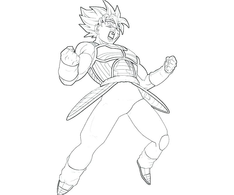 800x667 Pages A Colorier De Goku Super Saiyan Drawing Coloring Pages - Dragon Ball Z Drawing Pictures