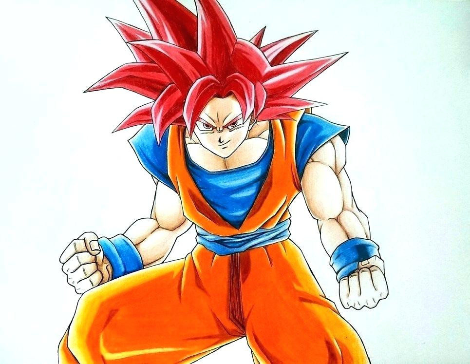 Dragon Ball Z Goku Drawing at Explore collection