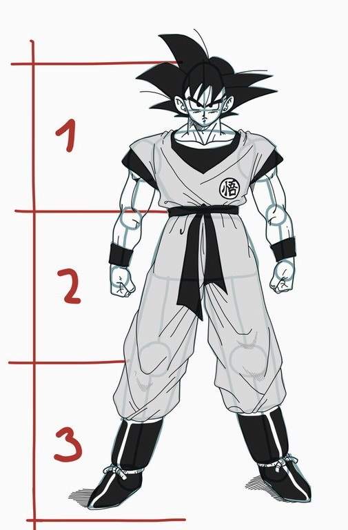 505x768 How To Draw Goku From Dragon Ball Z - Dragon Ball Z Goku Drawing