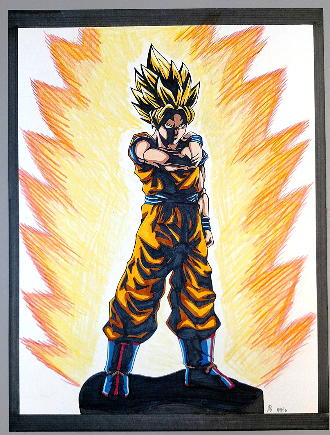 Dragon Ball Z Goku Drawing at PaintingValley.com | Explore collection of Dragon Ball Z Goku Drawing