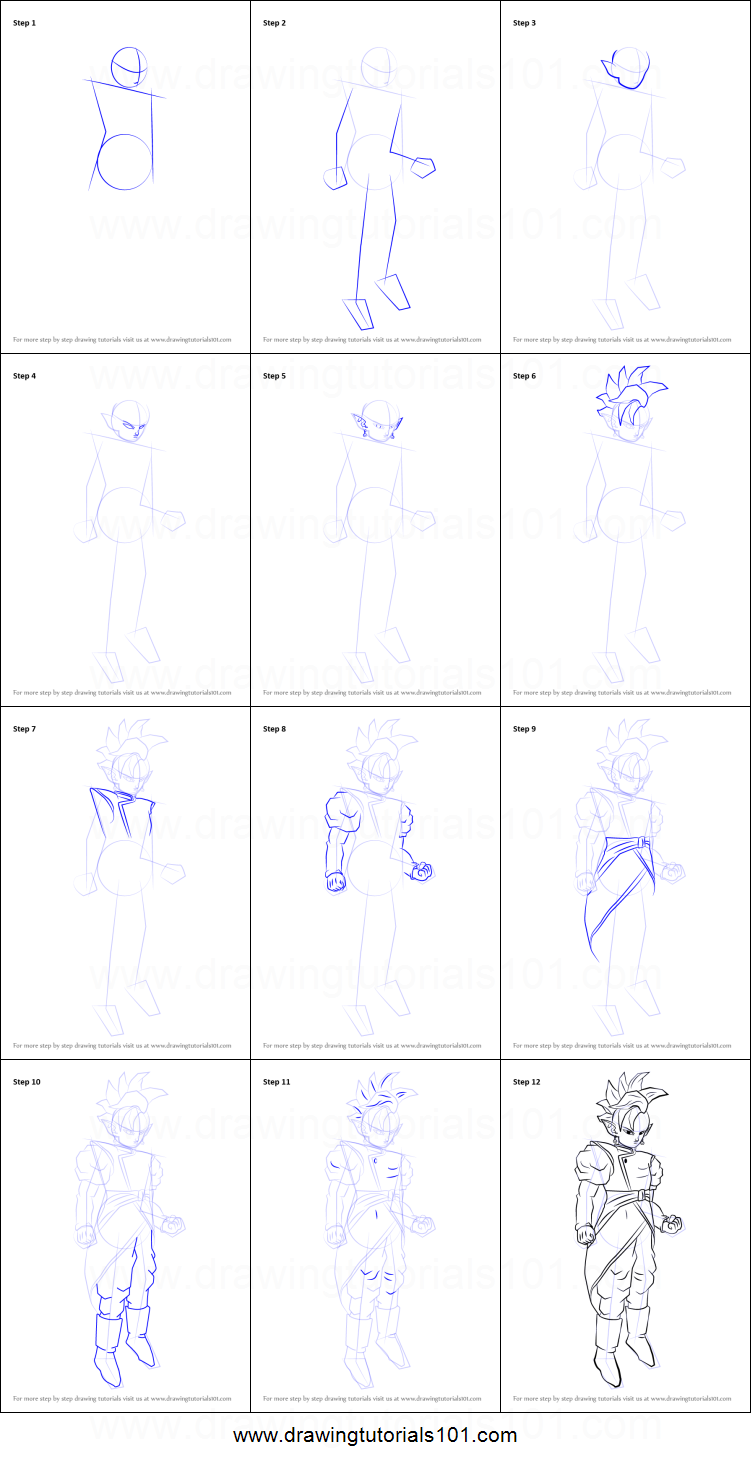 751x1463 How To Draw Supreme Kai From Dragon Ball Z Printable Step - Dragon Ball Z Kai Drawings