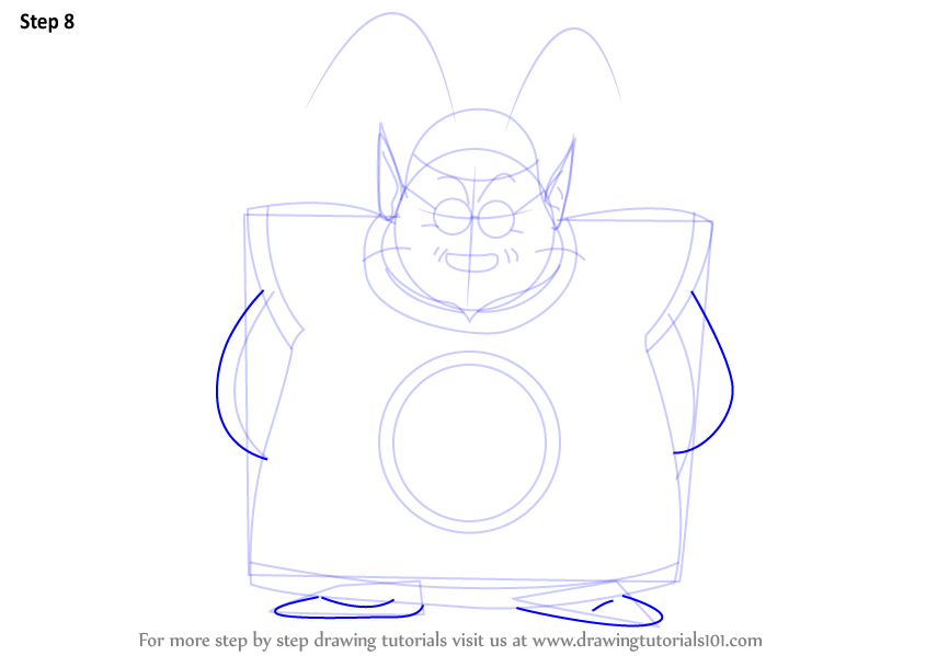 845x599 Learn How To Draw King Kai From Dragon Ball Z - Dragon Ball Z Kai Drawings