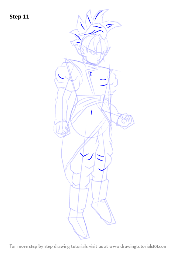 596x842 Learn How To Draw Supreme Kai From Dragon Ball Z - Dragon Ball Z Kai Drawings