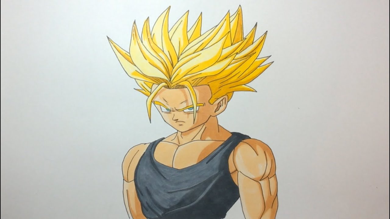 Dragon Ball Z Trunks Drawing at Explore collection