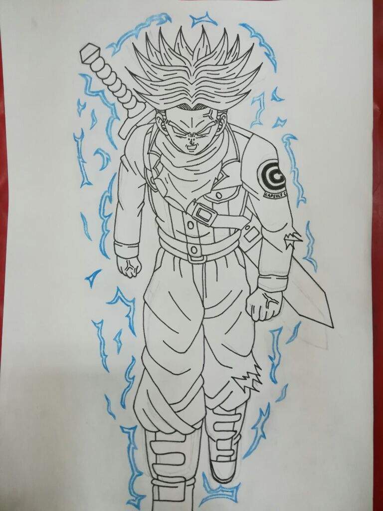 Dragon Ball Z Trunks Drawing at Explore collection